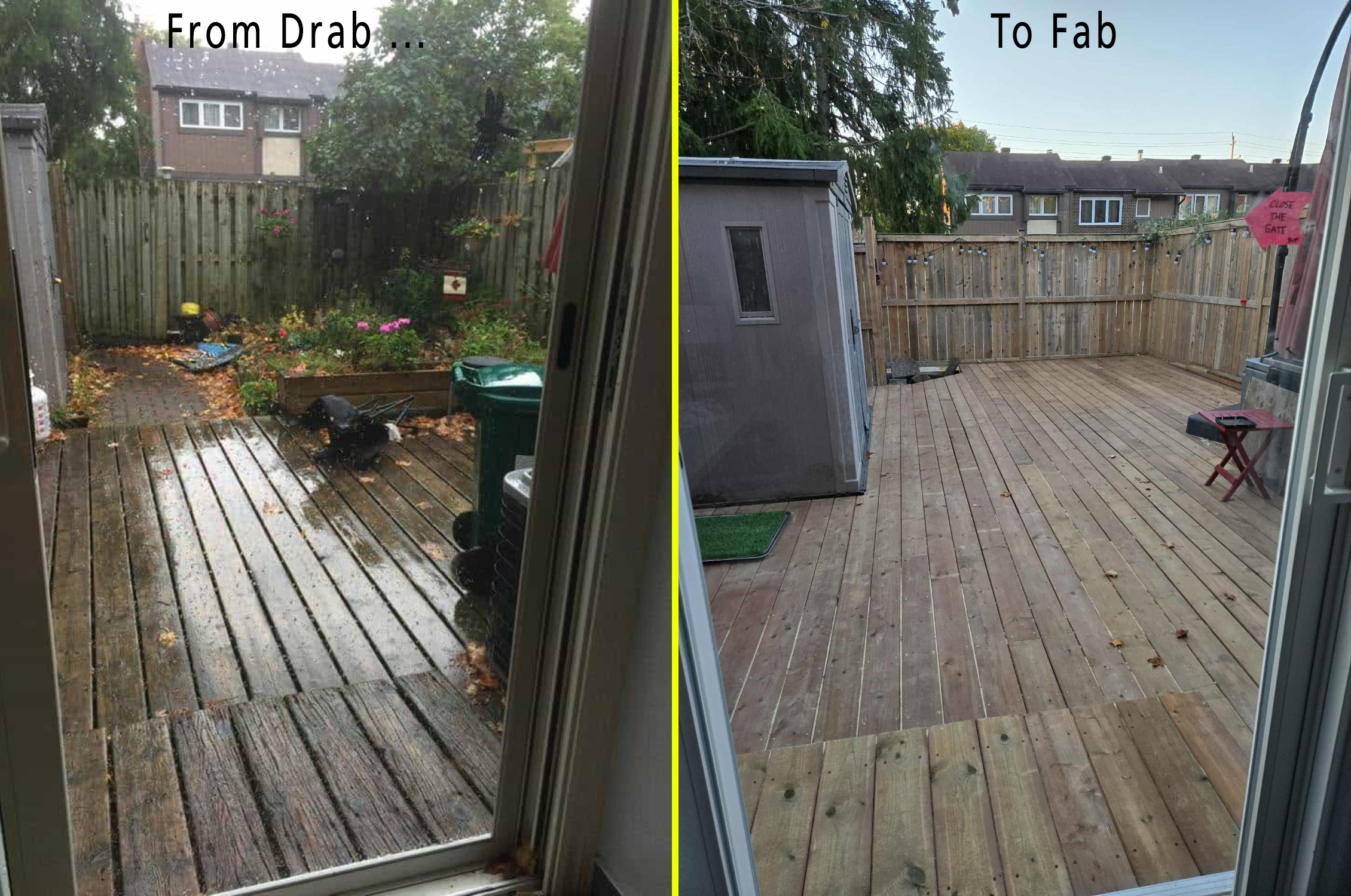 Full Backyard Deck
