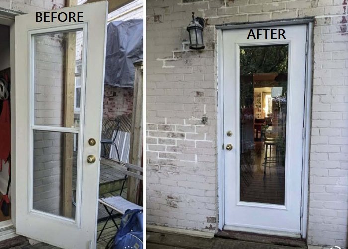 Change Door Glass