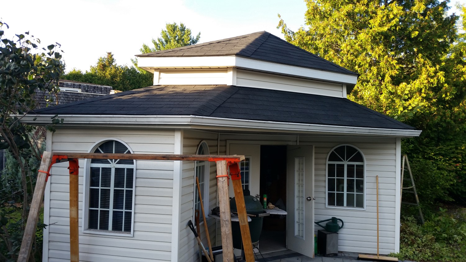Reshingle Pool Shed